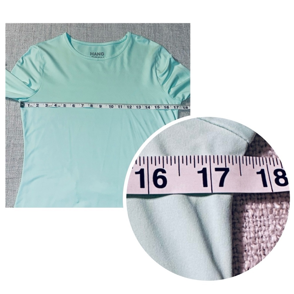 HANG TEN Mint Long Sleeve Rash Guard T-Shirt Surf Sun Protection UPF 50+ Wmn S - Picture 11 of 14